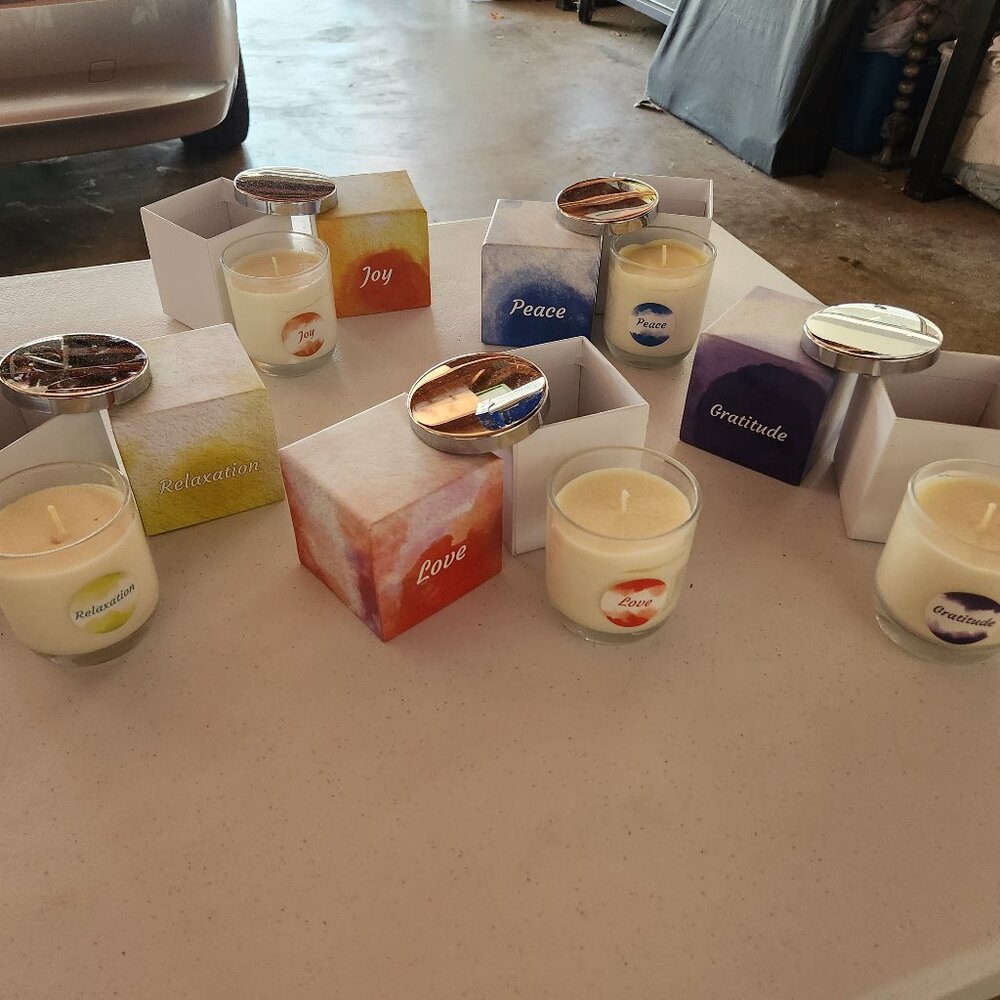 Aromatherapy Candles Set of 5 NEW